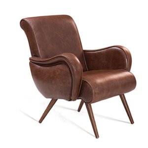 Poltrona Retrô Couro 8124