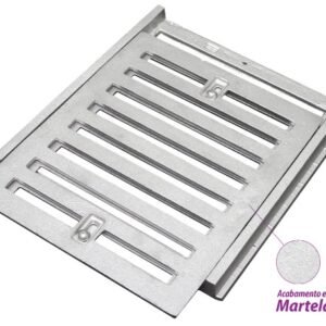 Grelha Abre-Fecha com Porta Grelha