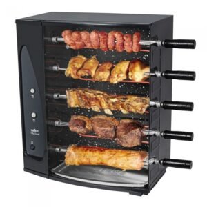 Churrasqueira Elétrico Rotativo 5 Espetos - VITTA SMART